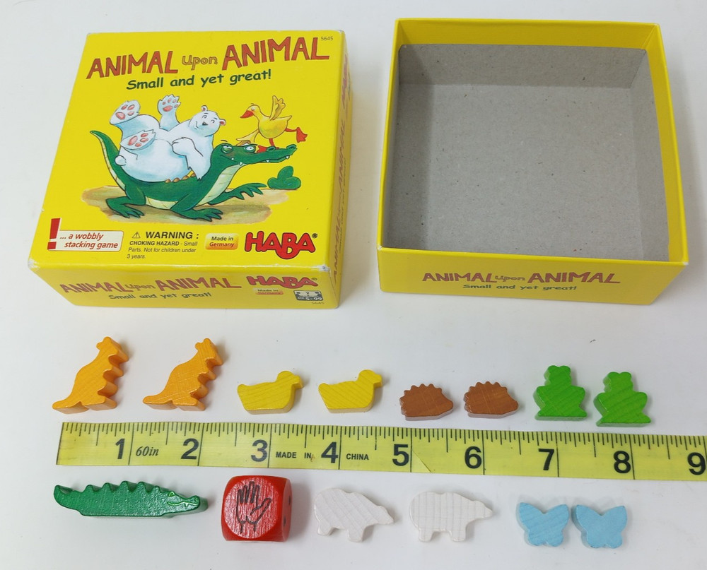 Haba Animal Upon Animal Game Wooden Stacking Zoo No Instructions Germany