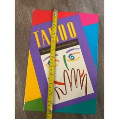 Milton Bradley Taboo Board Game Adult Unisex OS Multi Good 1989 Vintage Party