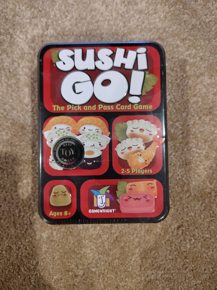 Gamewright SUSHI GO PARTY! The Deluxe Pick & Pass Strategy Card Game SEALED/N