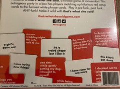 That’s What She Said An Outrageous Party In A Box Game New Sealed