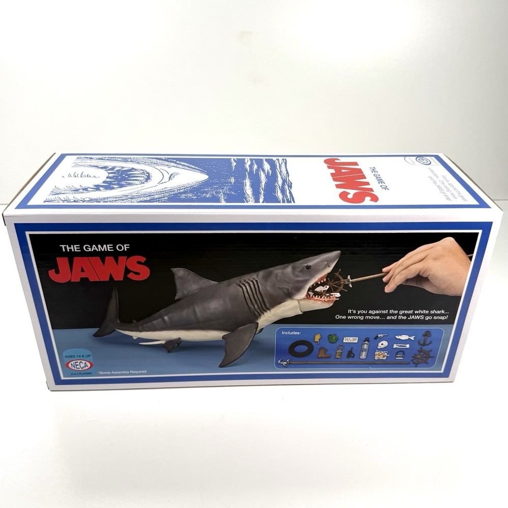 NECA Jaws The Game of Jaws 50th Anniversary Edition 15″ Shark – NEW & IN HAND