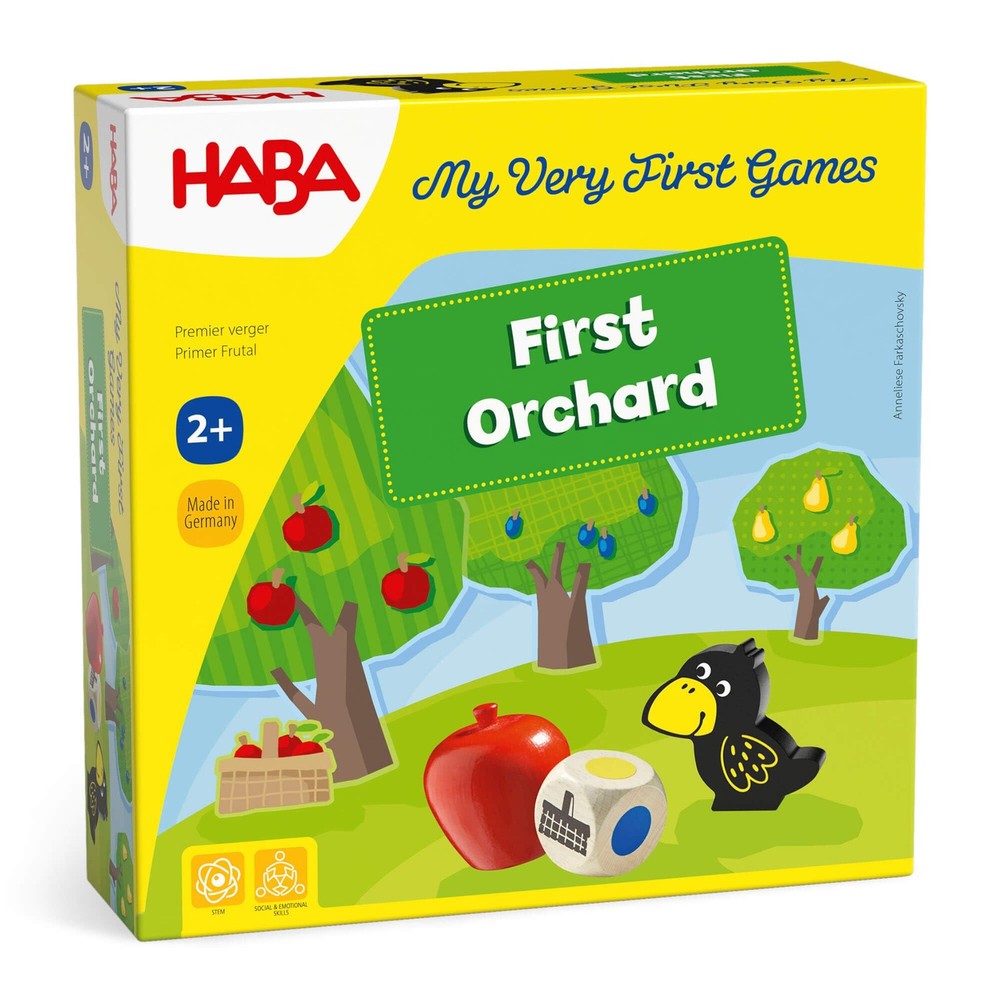 HABA My Very First Games – First Orchard Toddler Game – My First Orchard Game,