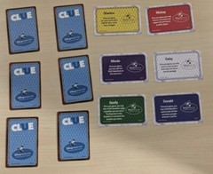 Disney Vacation Club Edition CLUE Mystery Board Game – Clue And Player Cards