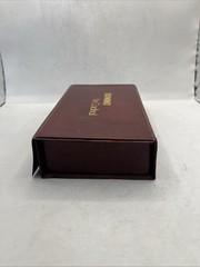 Dominoes by Cardinal Jumbo Black Dots w/ Vinyl Case 55 Piece