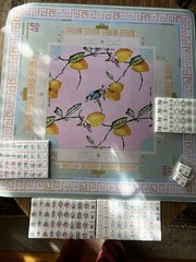 Premium American Mahjong Set – Green Mahjong Tiles and Mat