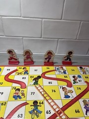 Milton Bradley Chutes and Ladders Board Game 1970 2+ Players Ages 4-10 4555