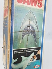 Vintage 1975 Ideal Jaws Shark game EMPTY box only -open from bottom-