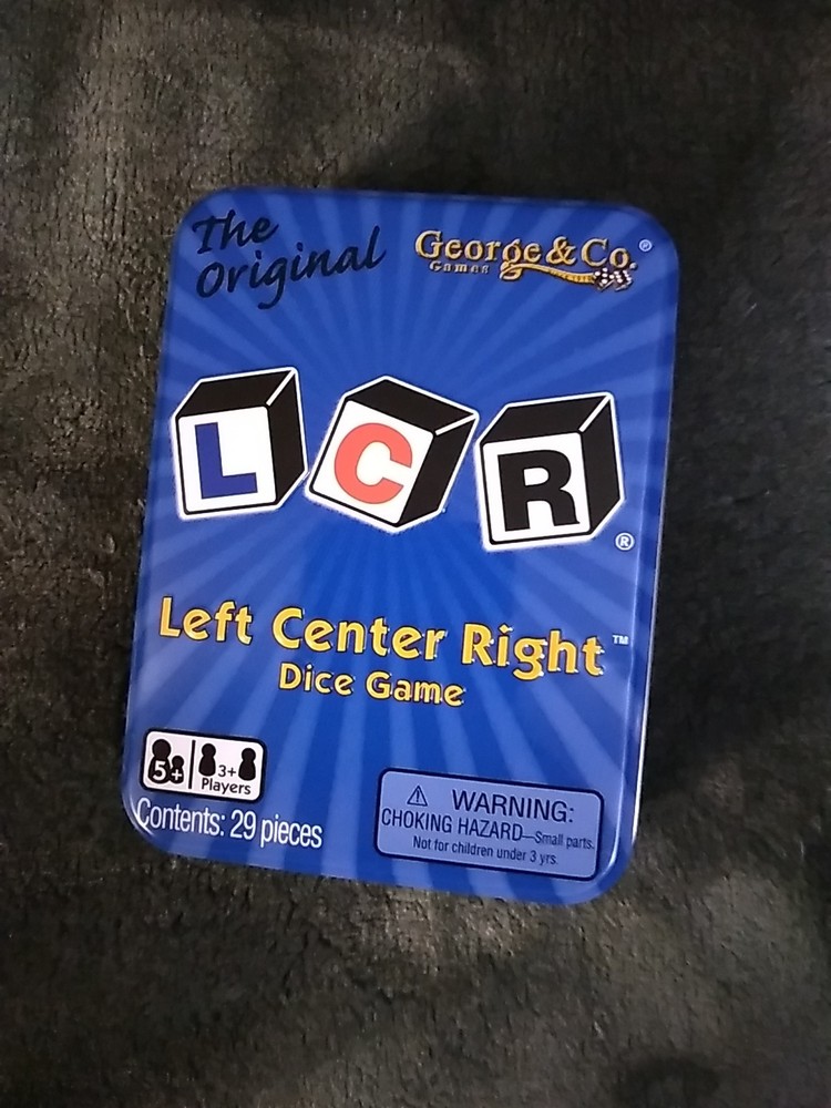L-R-C ~ George and Company The Original Left Center Right W/Tin