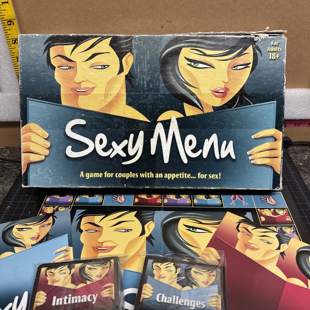 Sexy Menu Adult Board Game Ozze Creations Made In Canada See Description