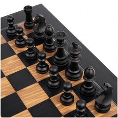 Chess Set Black Olive Deluxe – Field 50mm