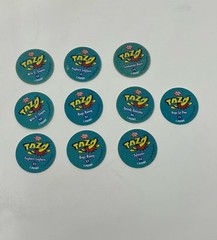 Lot Of 10 Pogs Tazos 1995 Looney Tunes Vintage Chetoos Sabritas