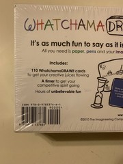 WHATCHAMA DRAW IT The Fast Action Fun Filled Drawing Game Brand New Sealed
