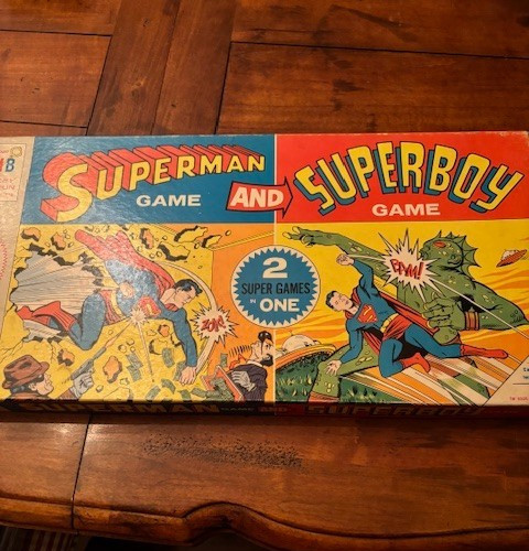 1967 Milton Bradley Superman/Superboy 2in1 Game