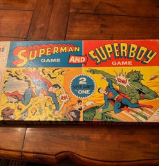 1967 Milton Bradley Superman/Superboy 2in1 Game