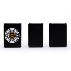 Yellow Mountain Imports Japanese Riichi Mahjong Set – Black Standard Size Tiles