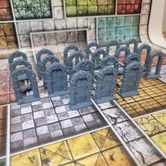 HEROQUEST Complete DOOR Set NEW!! D&D Dungeon Terrain Lot DND Miniatures