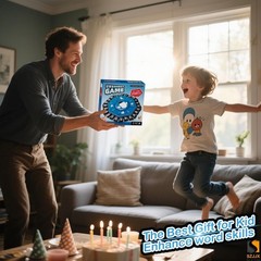 Family-Friendly Word Game – 2 Modes, 35 Cards, Enhances Language Skills, Blue