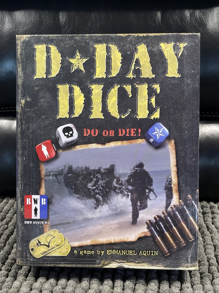 D Day Dice PLUS MINI EXPANSION Valley Games MINT