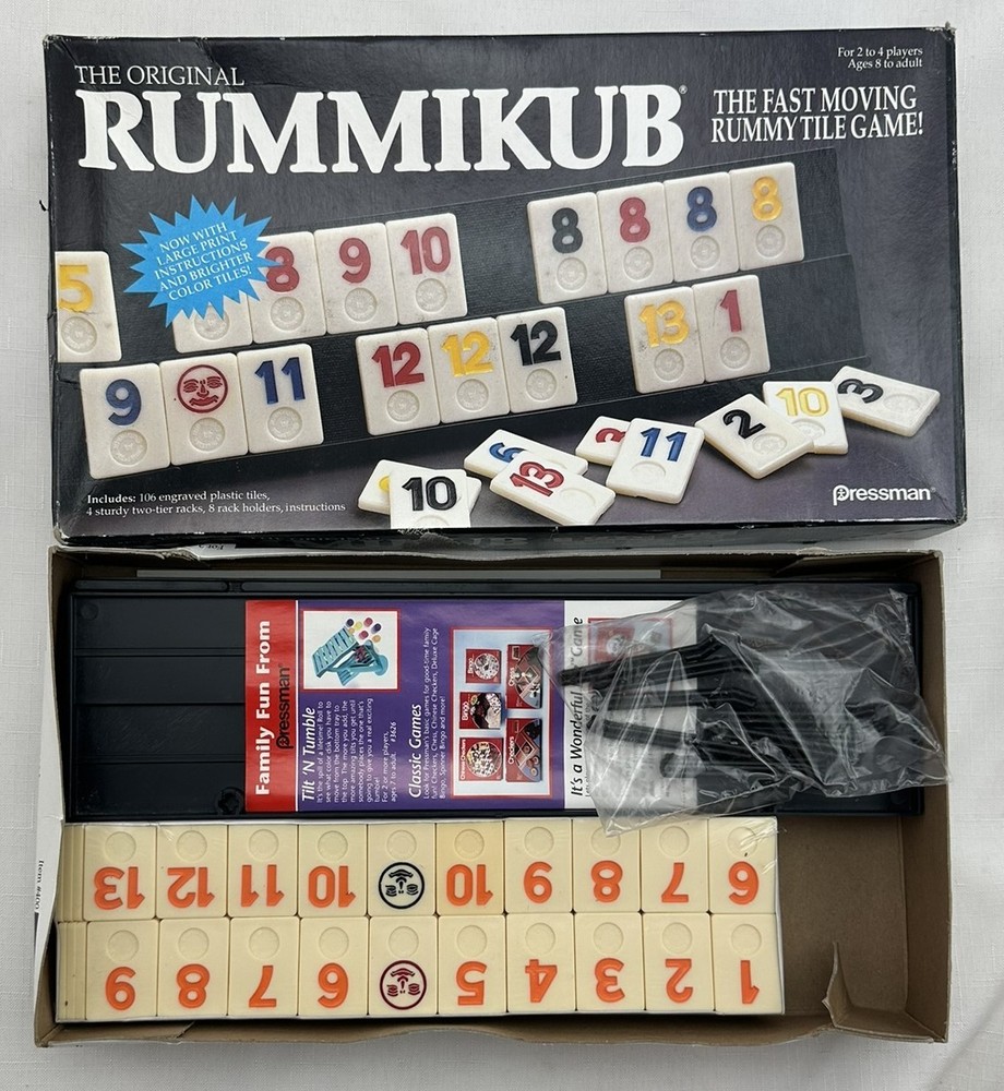 1990 Rummikub Game by Pressman New Old Stock FREE SHIPPING