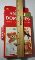 Vintage 1991 New Open Box Golden Animal Dominoes Matching Cards