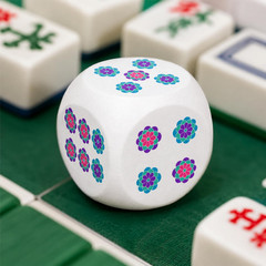 2Pcs Mahjong Dice 20mm, Wooden Dice for Mahjong, Mah Jongg Gifts for Women, Mah