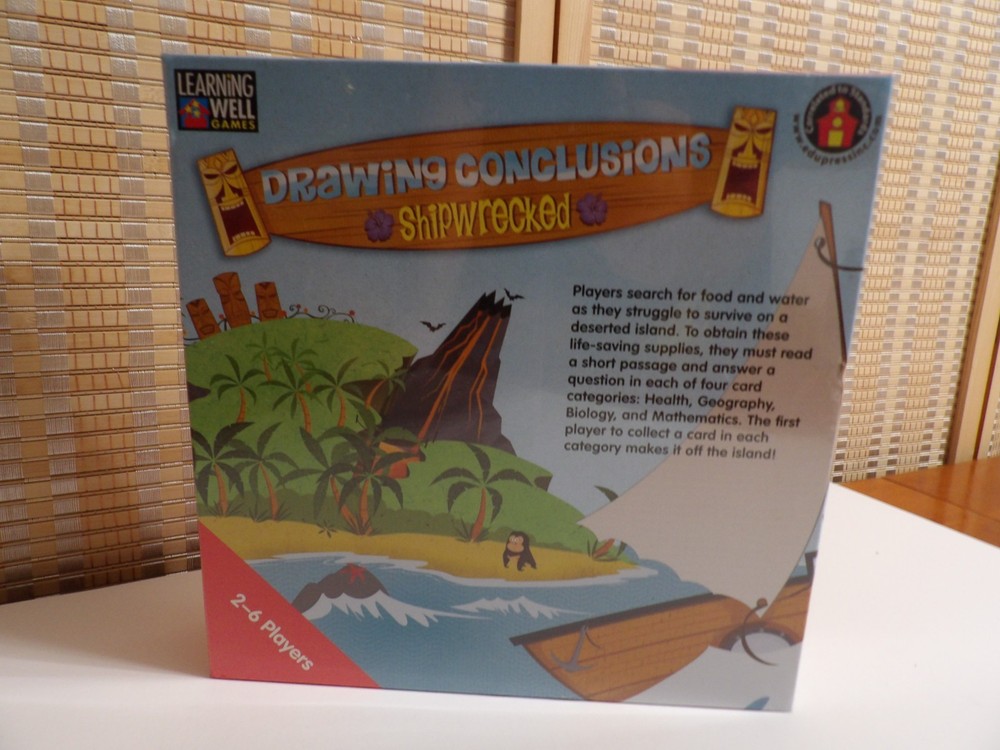 Drawing Conclusions Shipwrecked by Learning Well Games Ages 6+ RL 2.0-3.5