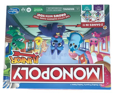 Hasbro Monopoly Junior Board Game 2 Games In 1 Level 1 & 2 Ages 4+ New In Box