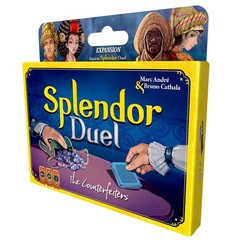 The Counterfeiters Expansion Splendor Duel Game for 2 Players Space Cowboys Card