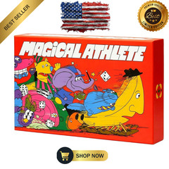 Magical Athlete Board Game – A Party Game of Pure Racing Chaos ( FREE SHIPPING )