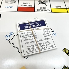 Vintage Salt Lake City Board Game of Monogamy LDS Mormon 1992 Monopoly Church