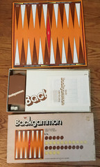 VINTAGE 1973 WESTERN PUBLISHING WHITMAN BACKGAMMON GAME 4832 COMPLETE MADE USA