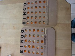 101 Finger Tip Bingo Cards Self Marking Sliding Window from the 40’s