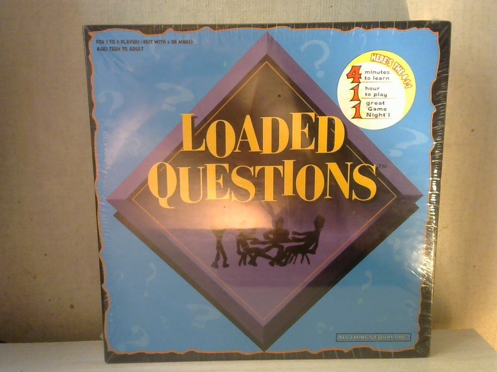 new in box Loaded Questions Game 3-6 Players Teen-adults