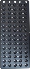 Deluxe Bingo Game Set – Metal Round Cage, 75 Colored Bingo Balls, 100 Bingo C…