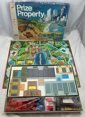1970 Prize Property Board Game by Milton Bradley Never Played New Old Stock