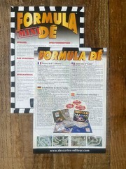 Formula De Mini Racing Game. Euro Games/Descartes 2002. 100% Complete Formula 1.