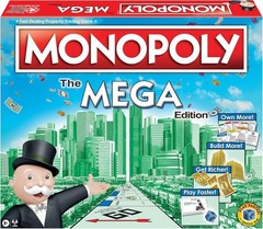 Monopoly the Mega Edition by Games USA, a Bigger and Faster Version of Monopoly