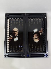 The Godfather Backgammon Board – Handmade Ash Wood & Glass Set, Luxury Gift