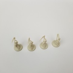 4 HeroQuest Skeleton Miniatures Avalon Hill/Hasbro 2021 NEW MINIATURES ONLY