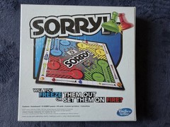 Hasbro Gaming Sorry! Board Game Fire & Ice Power-Ups Complete Game A5065 (2013)