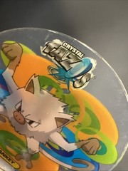 Rare Vtg Pokemon Primeape Mankey Crystal Tazos Taso Pogs Mexico Cheetos Doritos