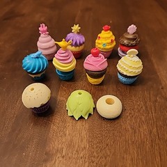 Lot Disney Princess Enchanted Cup Cake Game Pieces Replacement Parts Cupcake