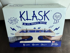 NEW Klask Tabletop Board Game Magnetic Foosball Hockey Battle Denmark Ages 8+