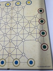 1961 Troke Castle Checkers Board Game by Selchow Righter
