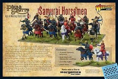 Samurai Horsemen – 28mm Scale Plastic Miniatures for Pike & Shotte Highly Detail