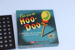 Hoodoo 1950s Vintage Game Voodoo Peg Puzzle Solitaire Tryne Games Hoo-Doo