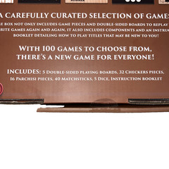 Classic Games Collection 100-Game Set – Board & Card Games for 1–8
