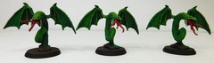 Well Painted FFP Shadows of Brimstone Hell bats miniatures & cards No box (6)