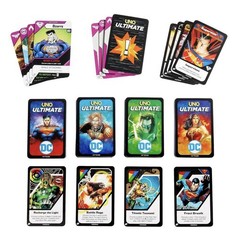 UNO ULTIMATE DC Card Game with Collectible Foil Cards Mattel Games Super Heroes