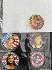 WWF Wrestling 53 Different MATCAPS & SLAMMERS POGS 1995 Titan Sports WWE in Book